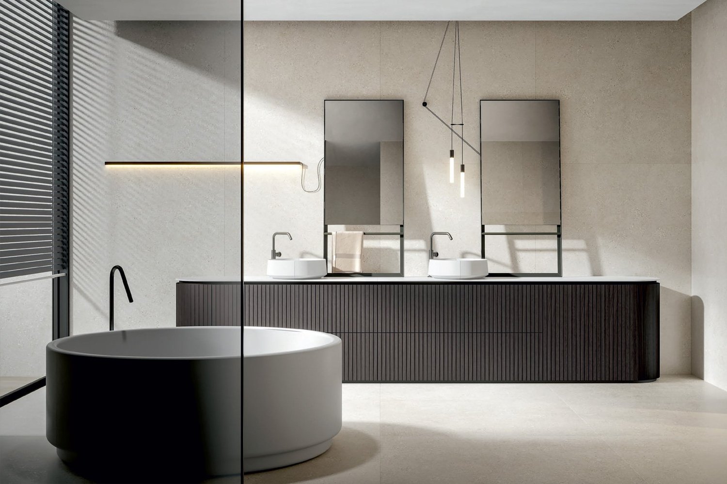 Custom bathroom vanity by 7Haus
