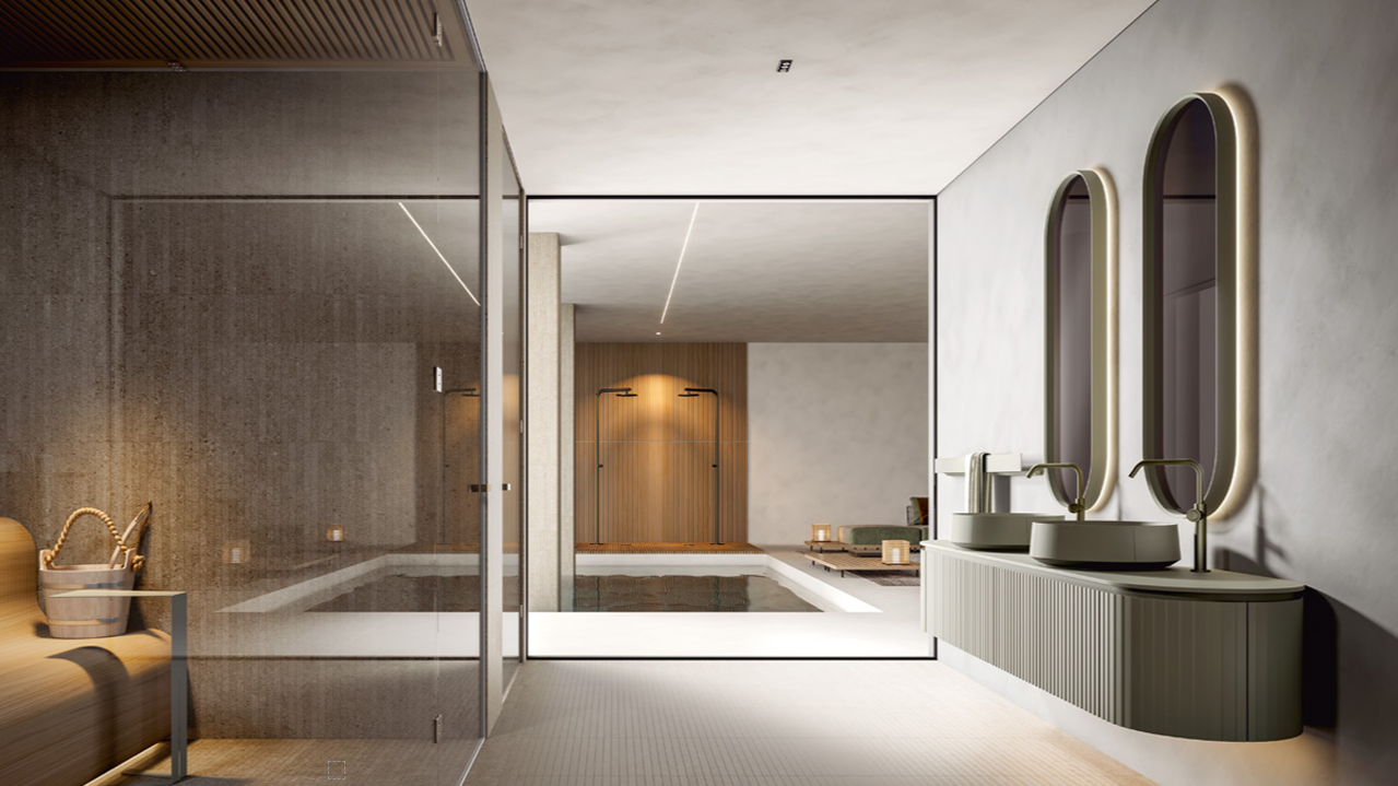 Custom bathroom vanity by 7Haus